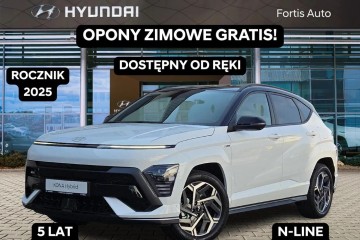 Hyundai Kona 1.6 GDI HEV 129KM N-line | 6DCT | Kamery 360 | Od ręki