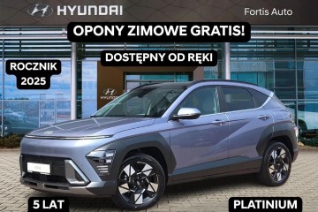 Hyundai Kona 1.6 T-GDI Platinum + Luxury | 7DCT | Kamery 360 | Od ręki